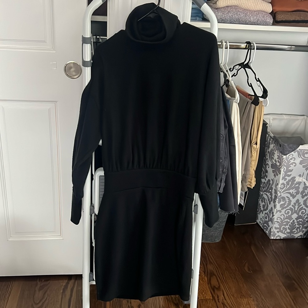 Peyton Jensen black sweater dress, size small, never worn